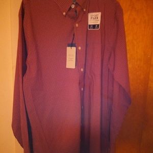 Izod large big n tall long sleeve button down